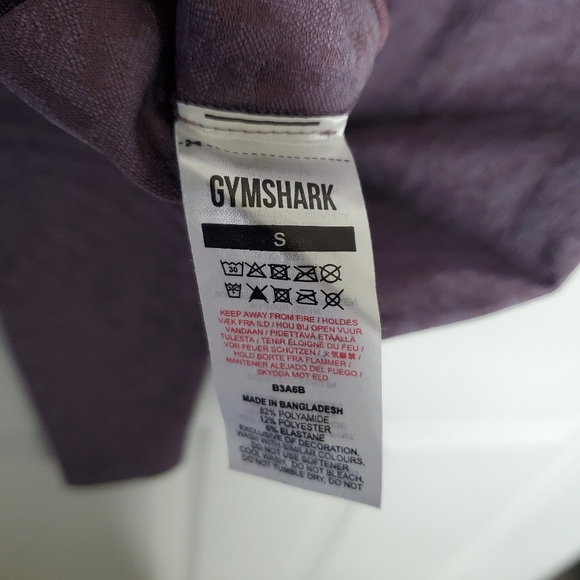 Gymshark Purple High Rise Adapt Animal Seamless Tight Leggings - Picture 7 of 7